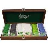 Pickwick Tee Geschenk Kiste mit 6 Sorten Pickwick Tee, 120 Teebeutel