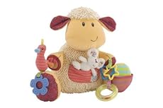ELC BLOSSOM FARM WOOLLY LAMB ACTIVITY TOY WITH SQUEAKER MIRROR RATTLE TEETHER