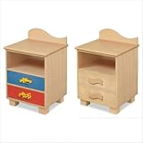 Room Magic Natural Nightstand, Boys Like Trucks