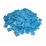 Glasmosaik ~1450 Mosaiksteine 1x1cm 1000g Azurblau