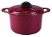 Daniel Boulud Kitchen Infiniti Cast Iron Cookware 3 quart Round Roaster, Red