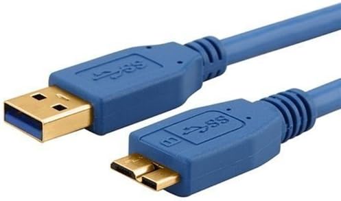 CITIE Obliq Samsung Galaxy S5 / Galaxy Note 3 Cable Note III N9000 USB Cable Ultra Fast Charging USB 3.0 Data Cable [10 FT/3 M] [w/ Gold Plated Connector] - Super Speed 5 Gbps A Male to Micro B Mail Connector Cable