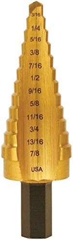 Unibit #4T Tin Step Drill - Size Range: 3/16" to 7/8" by 1/16ths