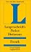 Book Langenscheidt's Pocket French Dictionary: French/English-English/French (Langenscheidt's Pocket Dictionary)