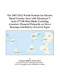 The 2007-2012 World Outlook for Electric Hand Circular Saws with Maximum 7-Inch (177.80-Mm) Blade Excluding Armature Mounted Primarily on Sleeve Bearings and Battery-Powered Types