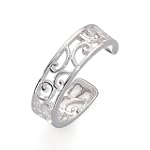 Zehenring Silber, Breite: 5 mm