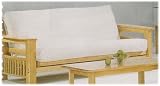 NATURAL FINISH ALL WOOD FUTON SOFA