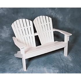 Enviro Wood Shell Back Adirondack Love Seat by Adirondack Furniture