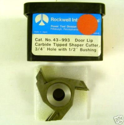ROCKWELL / DELTA SHAPER HEAD CUTTER Door Lip #43-993