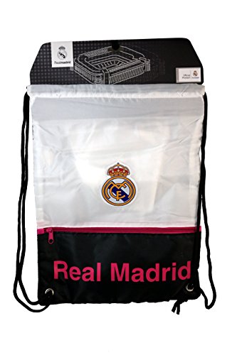 RHINOX REAL MADRID F.C. OFFICIAL CINCH BAG... WHITE/NAVY