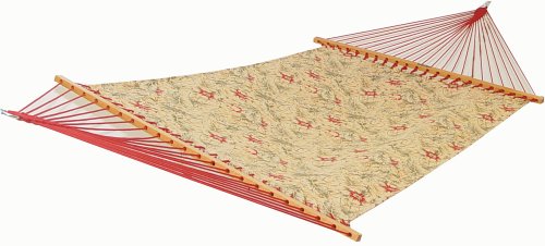 Childrens Toyshop  Outdoor Living : Pawleys Island Gardens Collection Large Quick Dry Comfort DuraCord Fabric Hammock, Arbor Jacquard