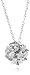 10k White Gold Diamond Cluster Pendant (1/2 cttw, H-I Color, I2-I3 Clarity)