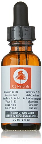 OZNaturals- Vitamin C Serum For Your Face Contains Professional Strength 20% Vitamin C + Hyaluronic Acid - Â Anti Wrinkle, Anti Aging Serum For A Radiant & More Youthful Glow! Allure Magazine s Best In Beauty!