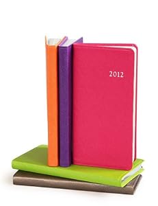 2012 Pocket Agenda Datebook, Saffiano 6", Aqua