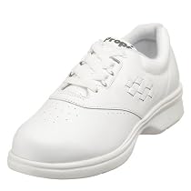 Propet Women's Vista Walker Comfort Shoe,White Smooth,6 W (US Women's 6 D)