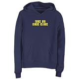 Sweatshirt Woman Navy Blue  Simple Word Turks & Caicos Islands  Country