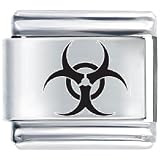 Biohazard Italian Charms Bracelet Link
