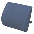 Duro-Med Memory Foam Lumbar Cushion with Strap, Navy