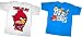 ANGRY BIRDS T-SHIRT SET! KIDS SIZES! - YOUTH SIZES! ANGRY BIRDS SHIRTS - NEW DESIGNS SLINGSHOT AND THIS IS MY ANGRY FACE TEES! - TWO SHIRTS SHIP FOR PRICE OF ONE! SLING SHOT & THIS IS MY ANGRY FACE!