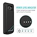 Note 7 Battery Case,Caka 5000 Mah External Backup Battery Charger Cover Case For Samsung Galaxy Note 7 Rechargeable Power Bank Case,Portable Backup Power Bank Case - (Black)