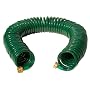 Plastair SpringHose PUWE650B94H-AMZ 50-Foot 3/8-Inch Polyurethane Coil Garden Hose - Green