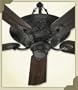 Quorum Fans 83565-86 56" Salon Traditional Indoor Oiled Bronze Ceiling Fan w/ Wall Ctrl & Blades