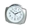 Equity 27006 Battery Operated Analog Alarm Clock (Silver)