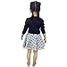 Jastore® Kids Girl Cute 2PCS Diamond Clothing Set Long Sleeve Top +Dot Tutu Skirt