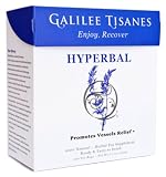 GALILEE TISANES,HYPERBAL - Blood Pressure Management Herbal Tea Remedy, 100 tea bags