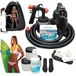 Complete Professional Deluxe Turbo Tan Airbrush HVLP Turbine Tanning System with 8.5% DHA Solution with Medium Bronzer, Tanning Tent and Accessories
