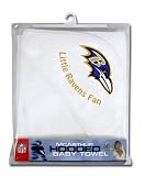 Baltimore Ravens Hooded Baby Towel (White)