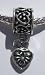 Murano Style Antique Silver Plated Charm Dangle Fits Pandora Heart (1)