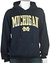 Soffe University of Michigan Hoodie with Arch and Mascot