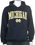 Soffe University of Michigan Hoodie with Arch and Mascot