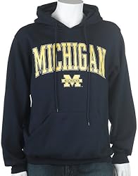 Soffe University of Michigan Hoodie with Arch and Mascot