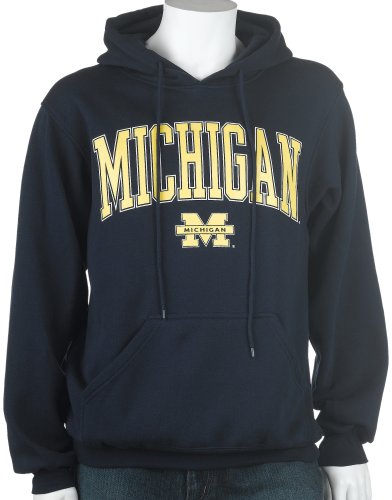 Soffe University of Michigan Hoodie with Arch and Mascot