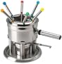 Hoffritz Stainless Steel Fondue Set With 6 Forks