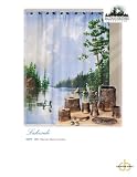 Hautman Brothers Lakeside Fabric Shower Curtain