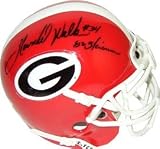 Herschel Walker Autographed/Hand Signed Georgia Bulldogs Authentic Schutt Mini Helmet 82 Heisman- JS