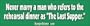 Never marry a man who refers to the Rehearsal Dinner as the Last Supper - funny bumper stickers (Medium 10x2.8 in.)