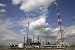 Flare at a Chemical Plant - 24"W x 16"H - Peel and Stick Wall Decal by Wallmonkeys