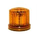 Fortune Products PL-300AJ-RCS01 Battery Powered Ultra Bright LED Remote Control Police Beacon, Frequency 1, 6" Diameter x 5" Height, Amber
