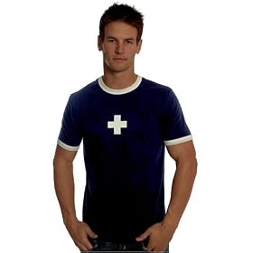 Andrew Christian Cross Ringer Tee