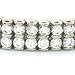 14K White Gold Diamond Bracelet -- 5.00 Ct. SI1-SI2 Eye Clean J/K