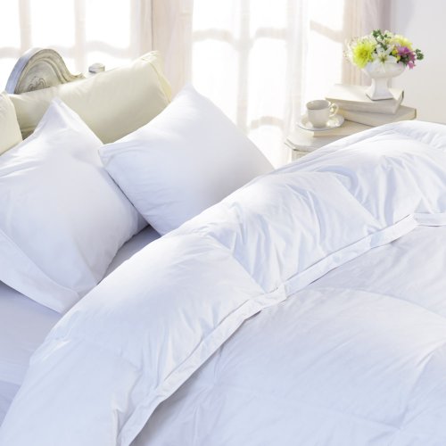 Luxury German Batiste 800 Fill Power White Goose Down Comforter Comforter in Warmer and Warmest Weight Comforter Size & Warmth Level: Super Queen - Warmest On Sale