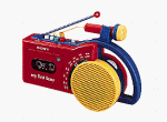 Sony CFM2300 Radio Cassette Recorder with Microphone