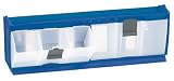Akro-Mils 8366 Tilt and Lock Plastic Parts Storage Bin, Large, Blue
