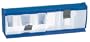Akro-Mils 8366 Tilt and Lock Plastic Parts Storage Bin, Large, Blue