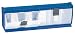 Akro-Mils 8366 Tilt and Lock Plastic Parts Storage Bin, Large, Blue