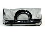 Mogil Foldover Clutches Handbag Metallic Bag